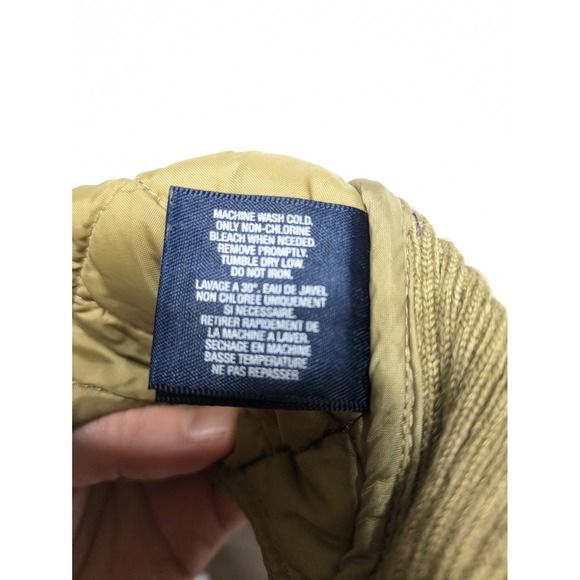 Ralph Lauren Quilted Vest Equine Crest Embroidered Coat Kids 2T Beige Collar IP - Picture 3 of 9